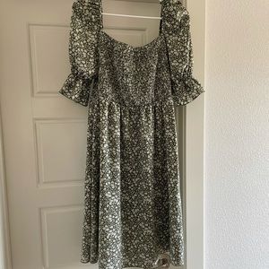 Floral smocked dress